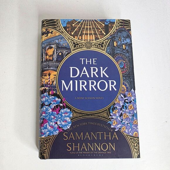 SIGNED The Dark Mirror By Samantha Shannon Hardcover Book Bone Season #5 - NEW - Picture 2 of 5